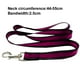 thumbnail image 2 of Arnés para perros de seguridad con rayas multicolores reflectantes 3M de 6 colores Blueberry Pet, 2 of 5