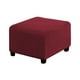 thumbnail image 1 of Matsuzay Alta cubierta elástica del otomano del estiramiento piel fina resistente y durable de la ejecución amistosa Decoración del hogar Vino rojo S, 1 of 6
