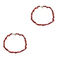 thumbnail image 2 of Collar de Piedra Qarigey Moda para Mujer Malaquita Y06 Coral Rojo, 2 of 6