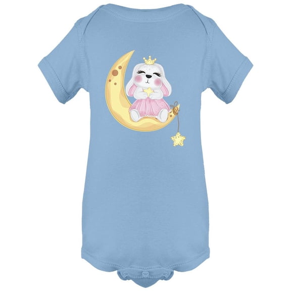 Cute Easter Bunny On The Moon Bodysuit Infant -Image by Shutterstock, 12 Months