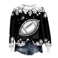 thumbnail image 5 of Godom Womens Football Sweatshirt Graphic Y2k Hoodies Pullover Rugby Printed Long Sleeve Tops with Pockets, 5 of 6