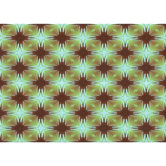 Ahgly Company Indoor Rectangle Patterned Saddle Brown Area Rugs, 2' x 4'