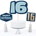 thumbnail image 3 of Big Dot of Happiness Boy 16th Birthday - Sweet Sixteen Birthday Party Centerpiece Sticks - Table Toppers - Set of 15, 3 of 7