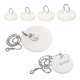 thumbnail image 1 of Tapones para Bañera Opzour 6 Piezas de Goma con Cadenas de Acero Inoxidable, 1 of 7