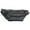 Black, variant on Fanny Pack Genuine Leather Waist Bag For Men Women With RFID Protected Front Pocket & Multiple Pockets