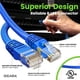 thumbnail image 4 of Gearit Cable Ethernet Cat 6 De 4 Pies (Paquete De 10) - Cable De Conexión Cat6 Cable De Conexión Cat 6 Cable Cat6 Cable Cat 6 Cable Ethernet Cat6 Cable De Red Cable De Internet - Azul 4 Pies, 4 of 5