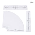 thumbnail image 2 of Plantilla de Regla para cejas desechable NikouMX 100 piezas, 2 of 8