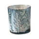 thumbnail image 3 of 2 Candelabros Románticos Portavasos Luz de Té Vela Votiva Decoración Estatuilla de Mesa Azul y verde, 3 of 9