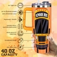 thumbnail image 4 of School Bus Driver Gifts - School Bus Driver Tumbler 40 OZ, Bus Driver Appreciation Gifts, Christmas Gifts for Bus Drivers, Back to School Gifts for Men Women, Bus Driver Travel Coffee Mug, Driver Cup, 4 of 6