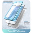 thumbnail image 2 of i-Blason Cosmo Series Designed (Built-in Screen Protector) Stylish Protective Bumper Case for iPhone SE (2020)/ iPhone 8/ iPhone 7 (Blue), 2 of 6