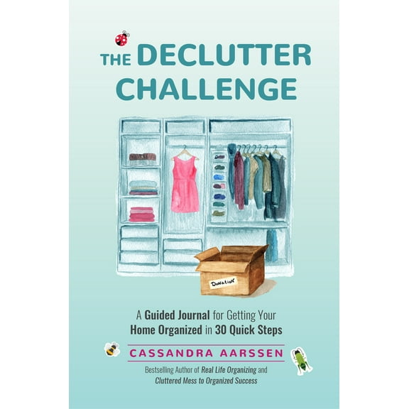 Pre-Owned The Declutter Challenge: A Guided Journal for Getting Your Home Organized in 30 Quick Steps (Guided Journal for Cleaning & Decorating, for Fans (Paperback) 1642502316 9781642502312