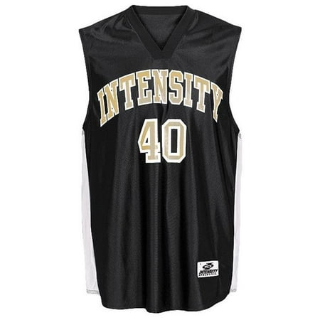 Shooting Jersey - Intensity N7430953SML Shooting Jersey 0.25 Zip Long Sleeve T-Shirt, Black & White - Small