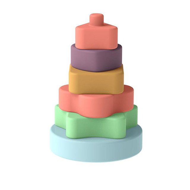 Juguete de apilamiento Zulema Juguetes Montessori Bloques de construcción apilables Estilo 3