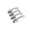 Chrome Normal, variant on BOXIANG fit for Dodge Ram 1500 2019-2024 Car Sticker Carbon Fiber Style Silver Exterior Door Handle Moulding Cover Trim Decor Accessories