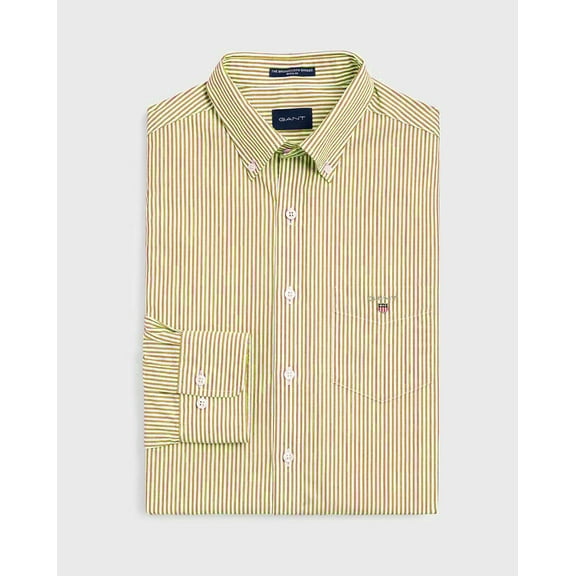 GANT Honey Gold Broadcloth Banker Button Down Shirt 3046500 Size M
