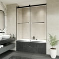 thumbnail image 2 of Belizzi By Pass Frameless Exposed Roller Tub Door with Clear Glass, 2 of 14