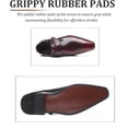 thumbnail image 3 of Men's Formal Oxford Shoes Genuine Leather Monk Strap Business Moccasin Casual Comfortable Slip-On Classic Loafers Red 7 US, 3 of 7