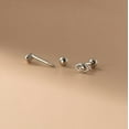 thumbnail image 5 of QQTDFG Women Jewelry 925 Sterling Silver CZ Evil Eye Stud Earrings A1628-Silver, 5 of 7