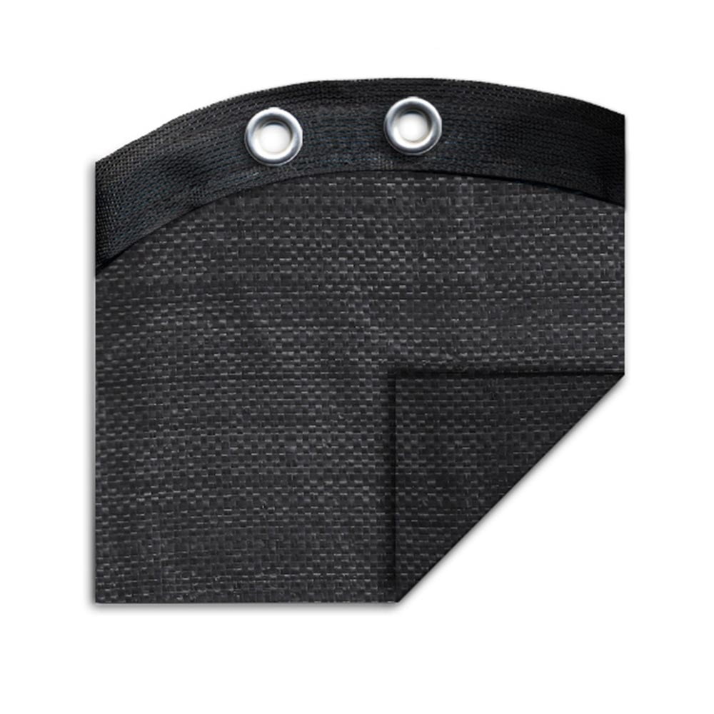 Pool Mate 10 Year Heavy-Duty Mesh Black Round Winter Pool Cover, 18 ft. Pool