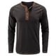 thumbnail image 5 of Camisas de Hombre Camisas de Manga Larga Jersey Con Botón Fondo de Cuello Redondo Top Odeerbi  ODB176023, 5 of 6
