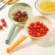 thumbnail image 3 of Silicone Kitchen Colander with Handle, Multi-Functional Strainer for Pasta, Vegetables, and Cooking Tasks, 3 of 5