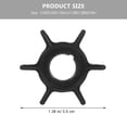 thumbnail image 2 of HAMPPLIES Utility Pump Impeller Replacement Rubber Extend Pump Life 1Set, 2 of 7
