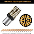 thumbnail image 4 of 2 luces LED superbrillantes Canbus 1157 Bay15d P21/24w para coche, 12 V, luz de marcha atrás, luz de freno, giro automático, 4 of 5