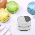 thumbnail image 4 of Desktop Vacuum Cleaner, Mini Table dust Sweeper Energy Saving,High Endurance up to 90 mins,Cordless&360º Rotatable Design for Keyboard/Home/School/Office(White), 4 of 6