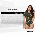 thumbnail image 5 of Salouo Bee for Women's Short Sleeve Bodysuit,Sexy Bodysuits One Piece Round Neck Bodysuit Shapewear Tummy Control-Large, 5 of 7