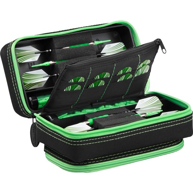 Funda Dart Casemaster Plazma Pro negra con bolsillo para teléfono