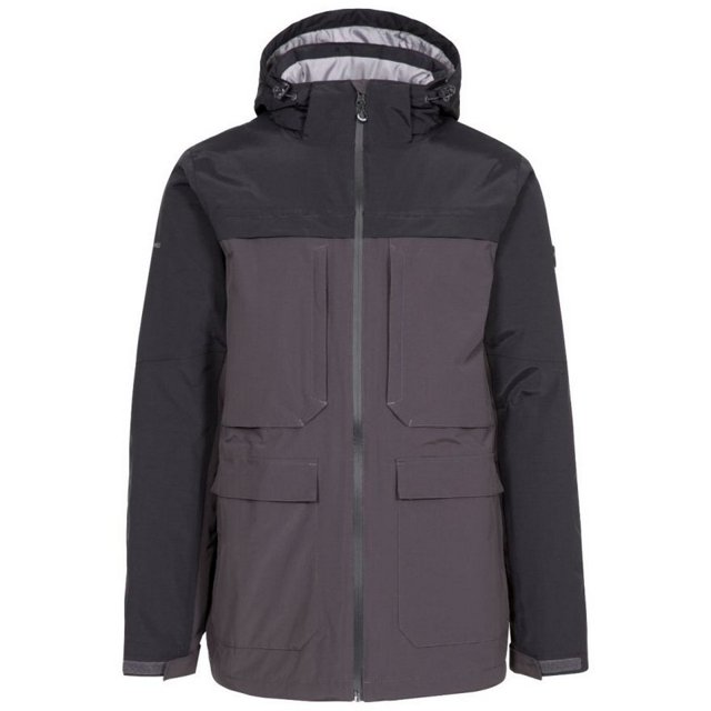 Trespass - Chaqueta Impermeable Heathrack para Hombre (Gris Oscuro) Trespass UTTP5250_darkgrey