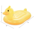thumbnail image 4 of Funsicle 5.8ft Duck Ride-on, Inflatable Pool Float, Fits 2 Riders, Yellow, Age 9 & up, Unisex, 1 pack, 4 of 6