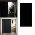 Curtains Static Cling Privacy Window Film Black B Lackout Removable No