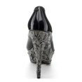 thumbnail image 6 of Ellie Shoes E-688-Nora 6 Heel Pump Lava Textured Platform 8 / Black, 6 of 6