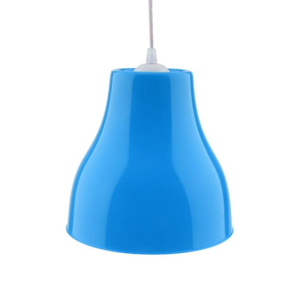 Pantalla colgante moderna para cocina y baño. B-Azul