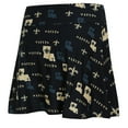 thumbnail image 3 of Women's Concepts Sport Black New Orleans Saints Mosaic Allover Print Skort, 3 of 3
