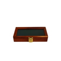 Wood Display Case for Collectibles, Knives, Arrowheads, Pins, Medals ...