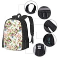 thumbnail image 2 of Disketp Birds And Flowers Mochila Minimalista de Gran Capacidad, Mochila de Viaje para Escuela, Trabajo o Uso Diario, 2 of 6