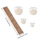 thumbnail image 3 of Juego de piezas de reparación para clarinete KEWITY 10 tapones para juntas de mástil y 17 almohadillas de fieltro, 3 of 3