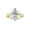 Yellow Gold, variant on 1 Carat Center 14K White Gold LAB GROWN DIAMOND Designer Four Prong Pave Set Round Marquise Cut Diamond Engagement Ring (D-E Color VS1-VS2 Clarity) Size: 4