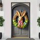 thumbnail image 4 of pstuiky Cortina de puerta de Pascua adecuada para grandes suministros de fiesta decoración de pared de jardín fondo de decoración navideña, 4 of 6