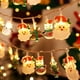 thumbnail image 4 of Nueva cadena de luces LED navideñas con luces intermitentes, para el día de Navidad, con personajes de dibujos animados, muñeco de nieve, ambiente decorativo, 4 of 5