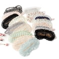 thumbnail image 3 of Sleeping Mask Lovely Lace Letter Decor Sleeping Eye Cover Blindfold Eyeshade, 3 of 8