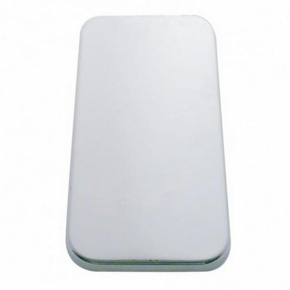 United Pacific 20568 Door Vent Cover   Plain, Stainless, For Kenworth