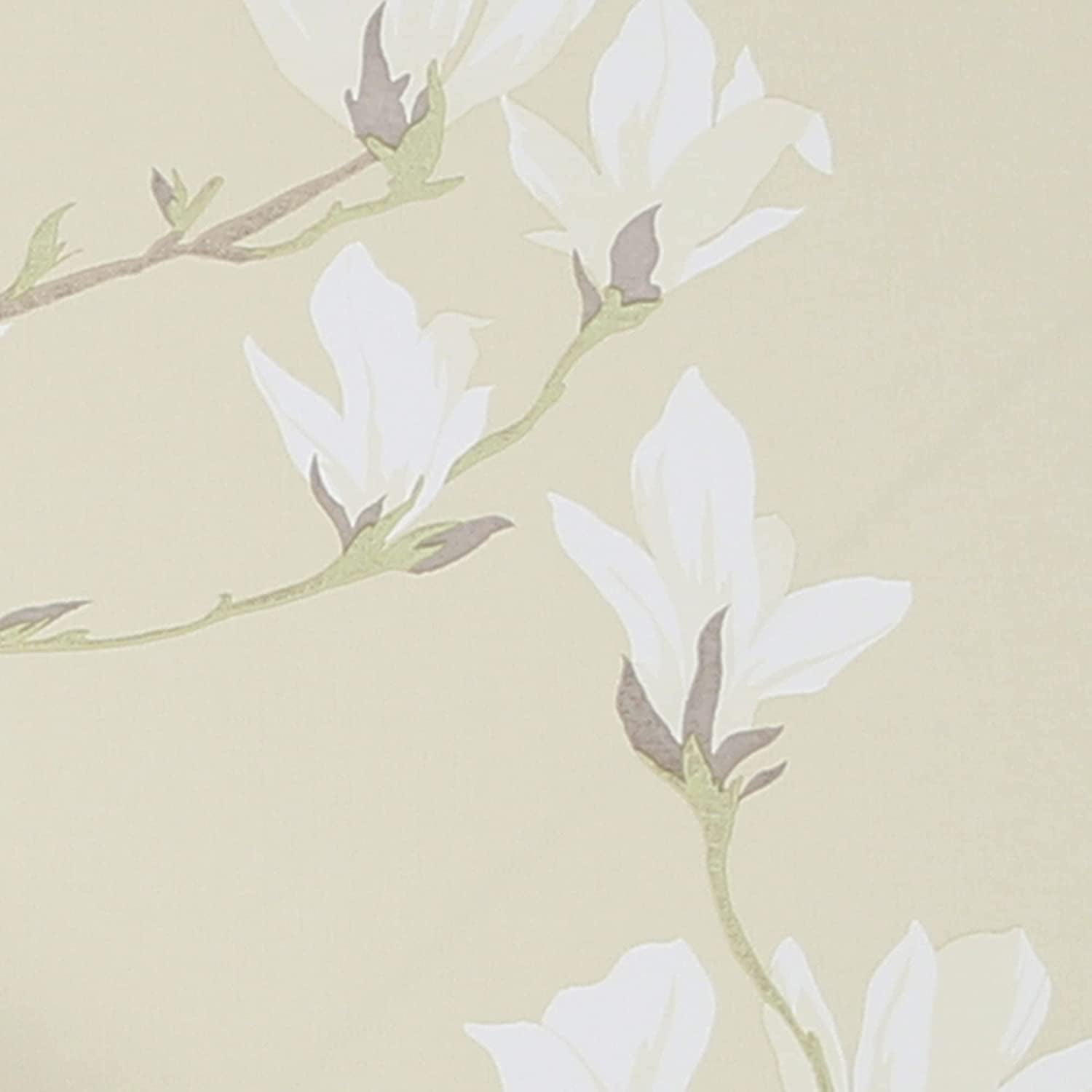 Laura Ashley Magnolia Grove Natural Wallpaper
