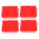 thumbnail image 5 of unbranded 4Ud Caja Organizador De Herramientas Rojo De Material ABS Resistente Para Uso En Almacén, 5 of 8