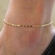 thumbnail image 3 of Pulsera de tobillo de oro Hugo, 3 of 10
