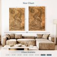 thumbnail image 4 of Elephant Stock Boho Vintage Elephant Wall Art - Vertical Canvas Wall Art - Hallway Wall Decor - Animal Canvas - Brown And Orange Decor - 32" x 48", 4 of 8