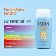 ISDIN Fusion Water MAGIC Ultralight Daily Sunscreen, Broad Spectrum SPF 40, Formulated with Hyaluronic Acid, 3.4 Fl Oz