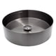 thumbnail image 3 of Ovalin Lavabo Redondo Rubinett Acero Inoxidable 304 Negro Super Lujo, 3 of 5